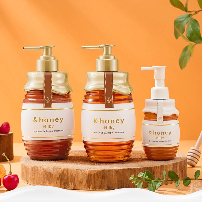 VICREA &Honey Milky Precious EX Repair Hair Milk Step 3 – drėkinamasis ir atstatomasis plaukų pienelis 1