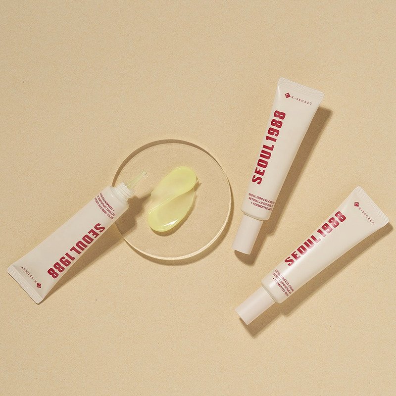 K-SECRET Seoul 1988 Eye Cream : Retinal Liposome 4% + Fermented Bean – paakių kremas su retinaliu 1