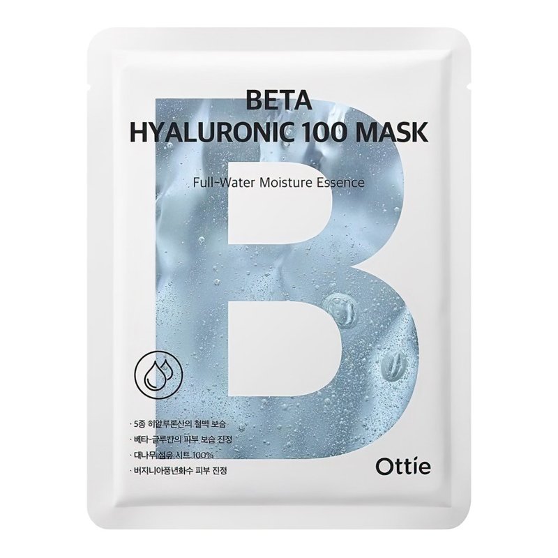 Ottie Beta Hyaluronic 100 Mask – drėkinanti veido kaukė