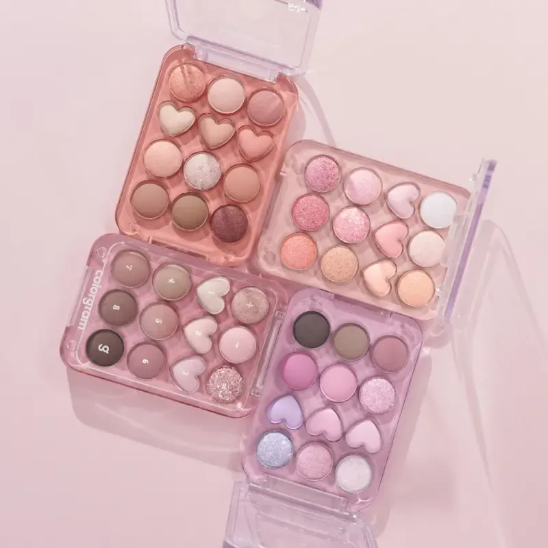 colorgram Pin Point Eyeshadow Palette 02 Pink + Mauve – šešėlių paletė 1