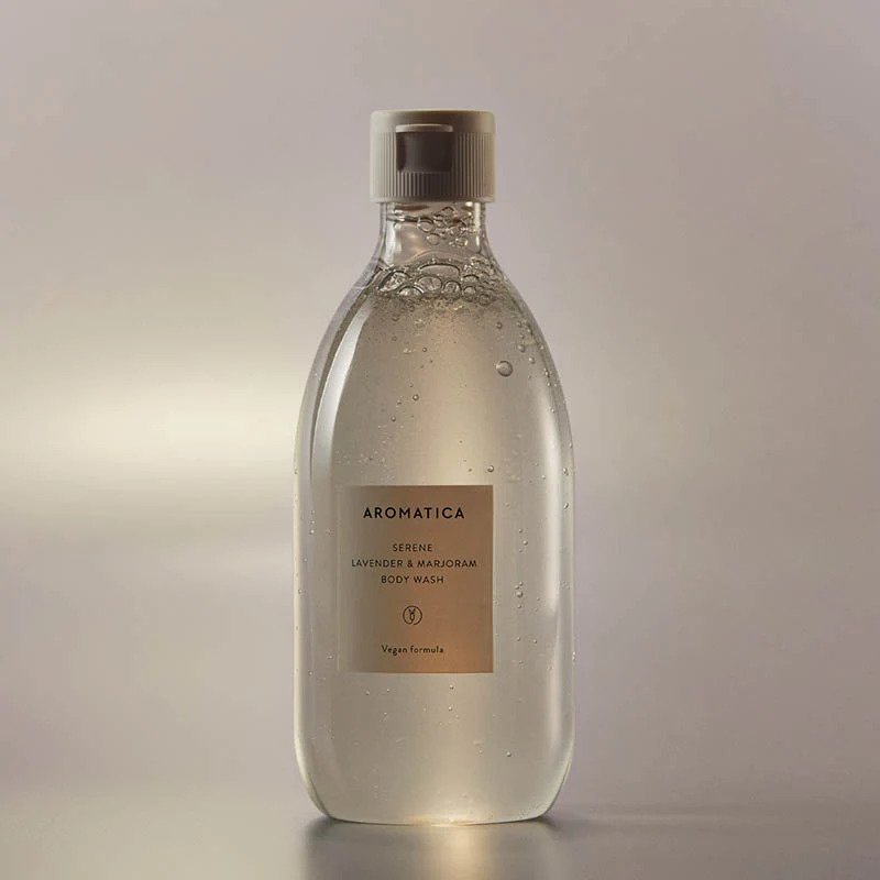 Aromatica Serene Body Wash Lavender & Marjoram – raminantis kūno prausiklis 1