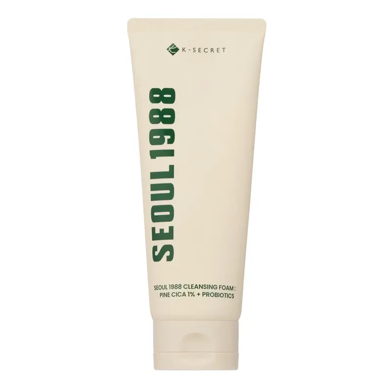K-SECRET SEOUL 1988 Cleansing Foam Pine Cica 1% – valomosios veido putos su probiotikais