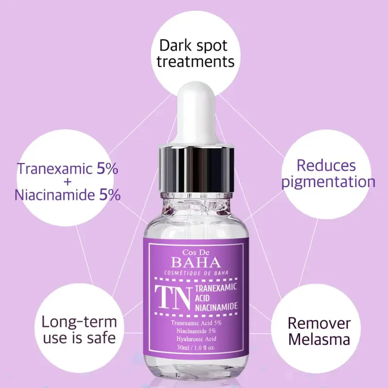 Cos De BAHA TN Tranexamic Acid Niacinamide Serum – šviesinamasis serumas su traneksamo rūgštimi 1