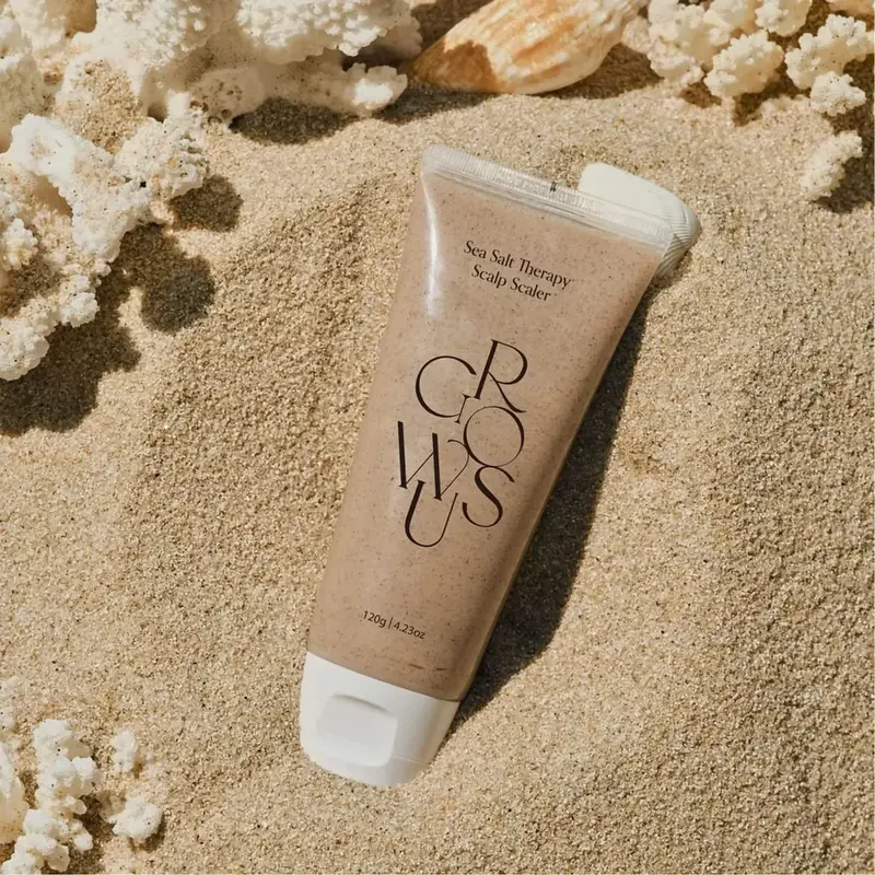 GROWUS Sea Salt Therapy Scalp Scaler – galvos odos šveitiklis 1