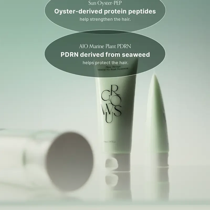 GROWUS Algae Therapy Mineral No-Wash Treatment – kaukė su jūros dumbliais ir PDRN 3