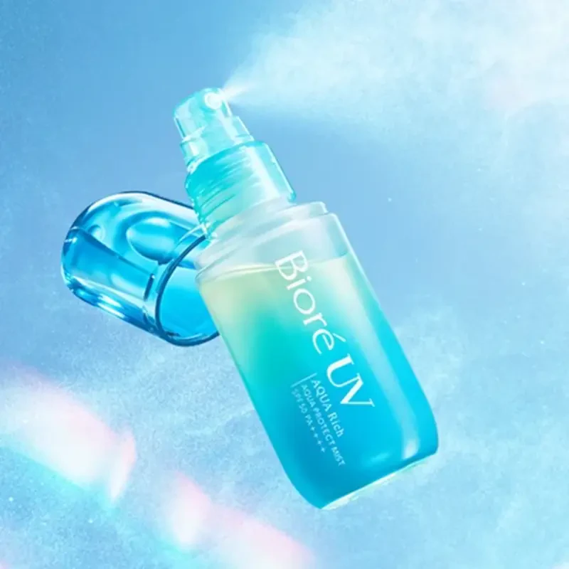 Biore UV Aqua Rich Aqua Protect Mist SPF50+ PA++++ – apsauginė dulksna nuo saulės 1