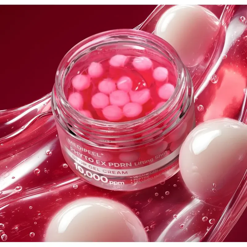 MediPeel Phyto EX PDRN Lifting Shot Drop Gel Cream – stangrinantis kremas su PDRN ir mikroadatomis 3