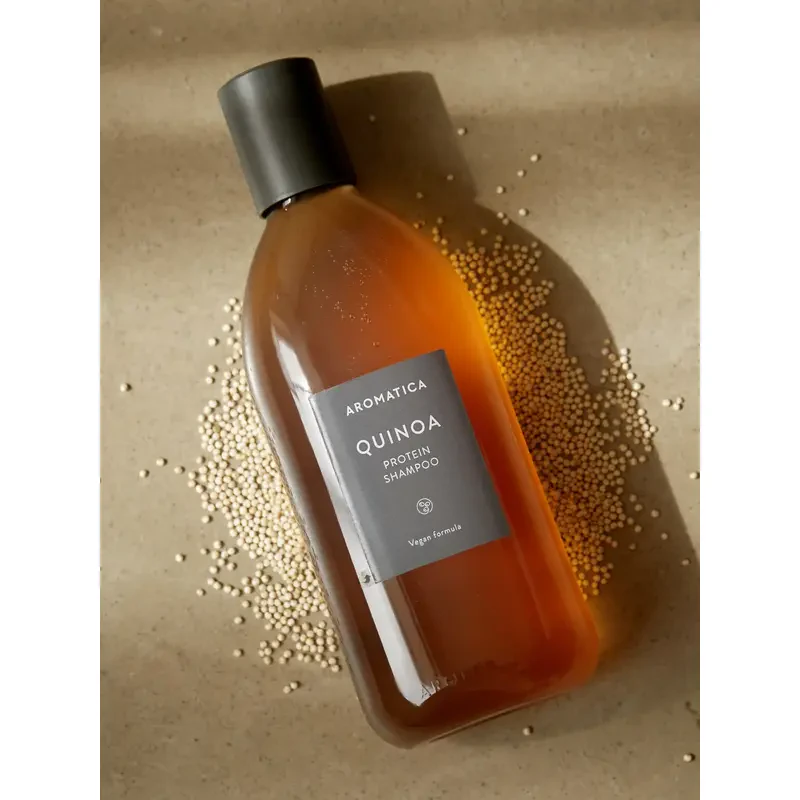 Aromatica Quinoa Protein Shampoo, 400 ml. – atkuriamasis šampūnas su kvinojos baltymais 1