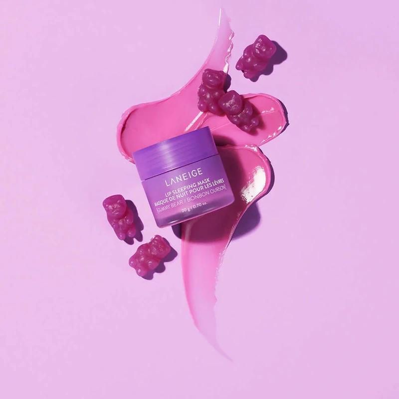 Laneige Lip Sleeping Mask Gummy Bear, 20 g. – naktinė lūpų kaukė su saldžių guminukų aromatu 1