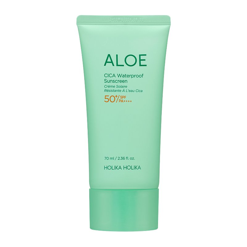 Holika Holika Aloe CICA Waterproof Sunscreen SPF50+/PA++++ – apsauginis kremas nuo saulės