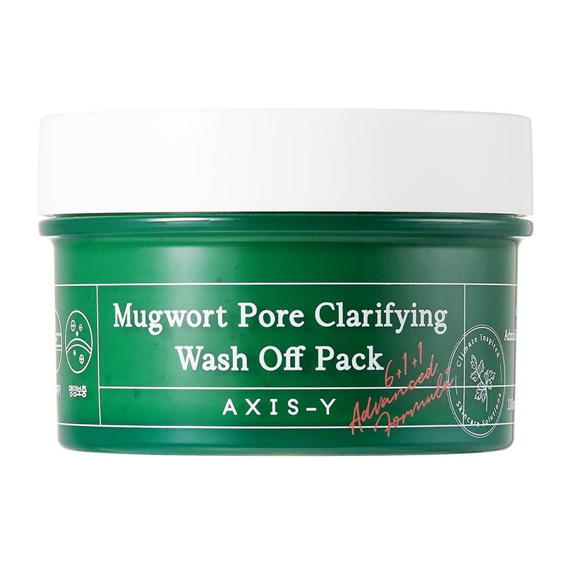 AXIS-Y Mugwort Pore Clarifying Wash Off Pack – valomoji porų veido kaukė