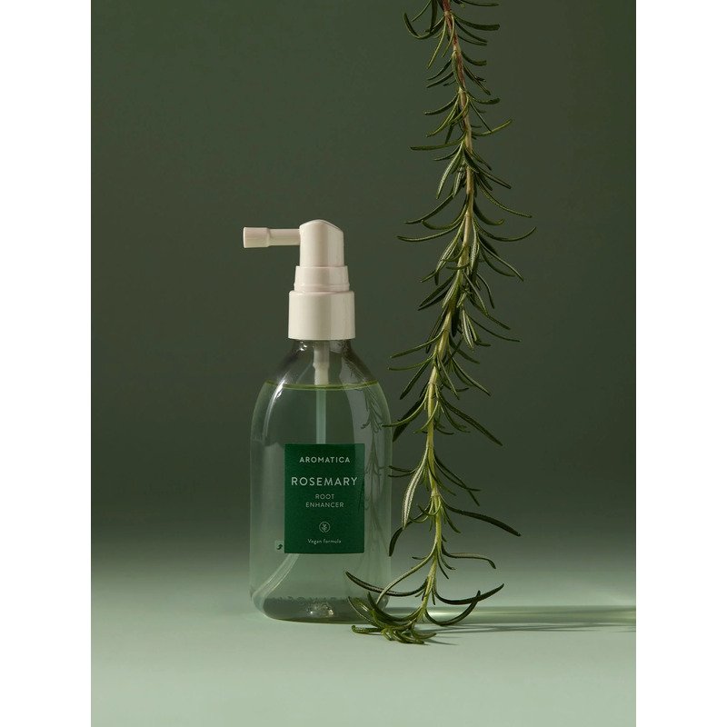 Aromatica Rosemary Root Enhancer – priemonė stiprinanti plaukų šaknis su rozmarinų ekstraktu