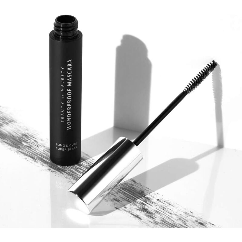 BOM Wonderproof Mascara Long & Curl #01 Super Black – blakstienų tušas