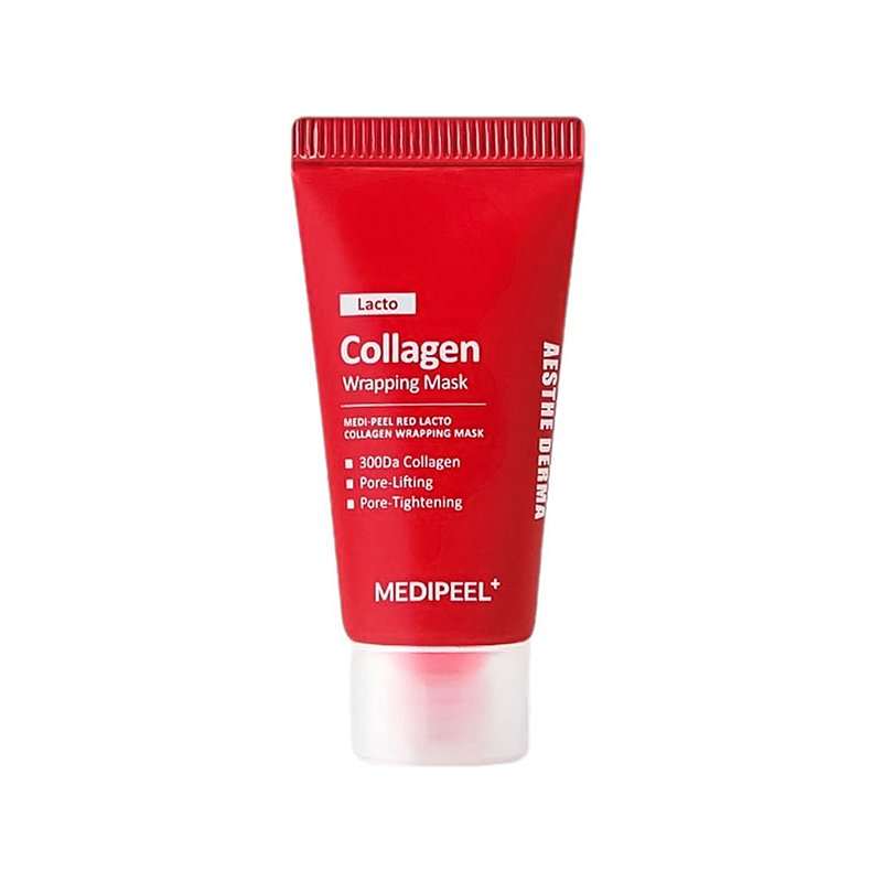 Medi-Peel Red Lacto Collagen Wrapping Mask – stangrinamoji veido kaukė, 15 ml.