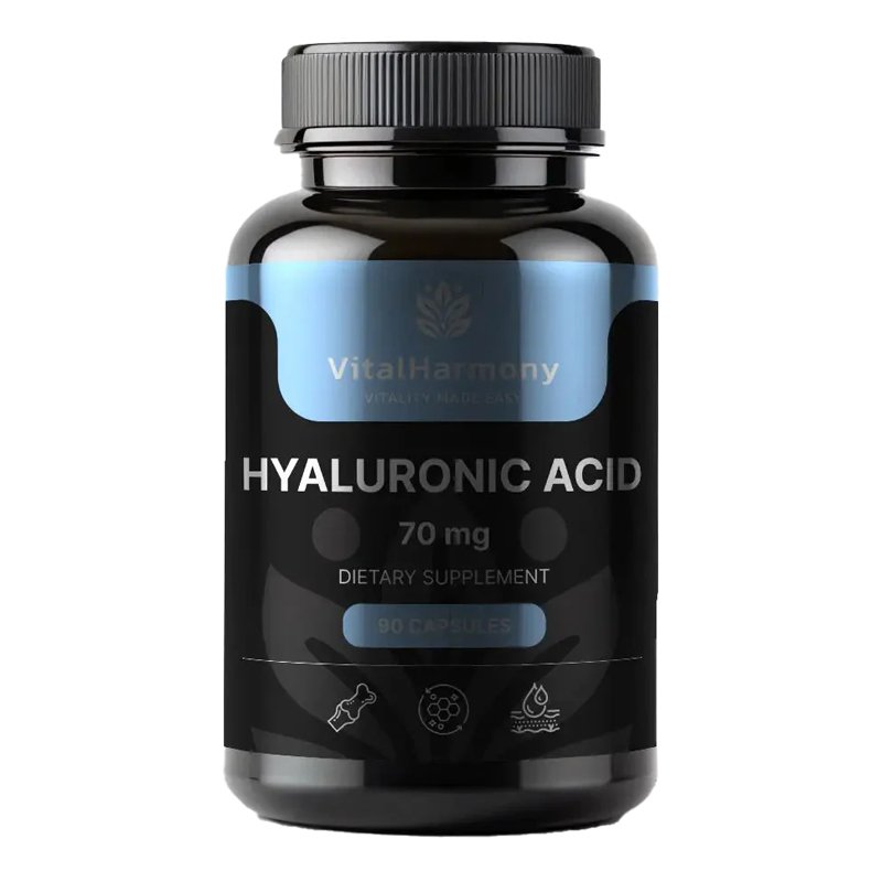 VitalHarmony Hyaluronic Acid – hialurono rūgštis (90 kapsulių)