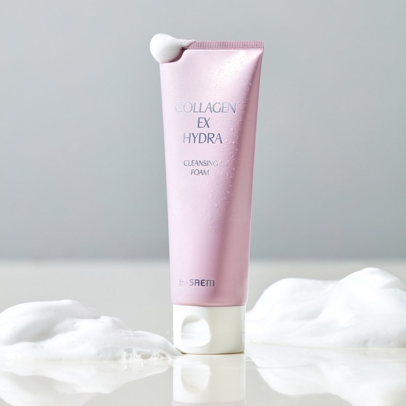 The Saem Collagen EX Hydra Cleansing Foam – valomosios veido putos 1