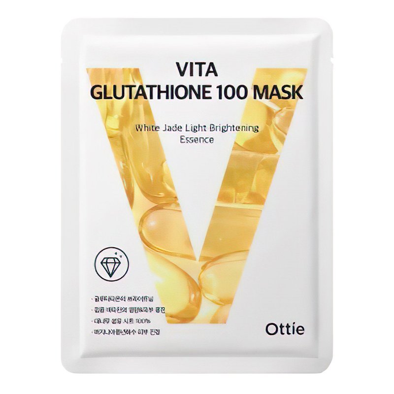 Ottie Vita Glutathione 100 Mask – šviesinanti veido kaukė