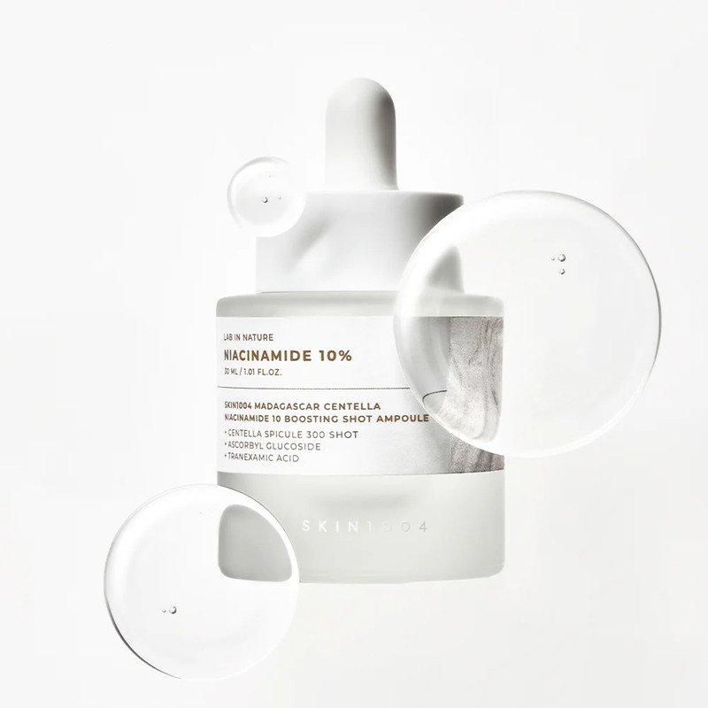 SKIN1004 Madagascar Centella Niacinamide 10 Boosting Shot Ampoule – šviesinamoji ampulė su niacinamidu 3