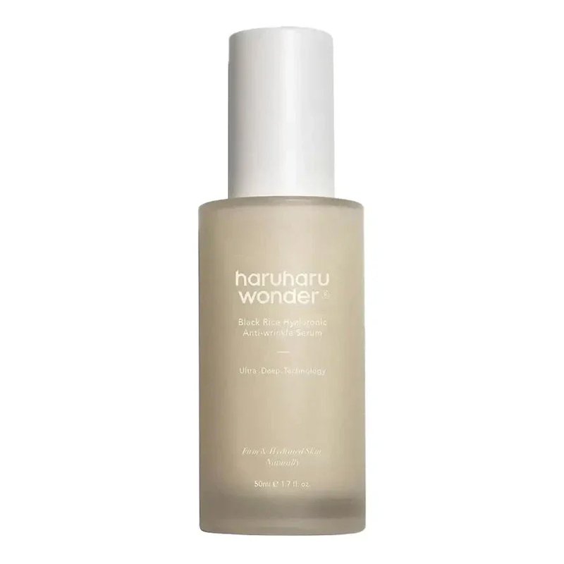 Veido serumas su fermentuotais juodaisiais ryžiais haruharu Wonder Black Rice Hyaluronic Anti-Wrinkle Serum