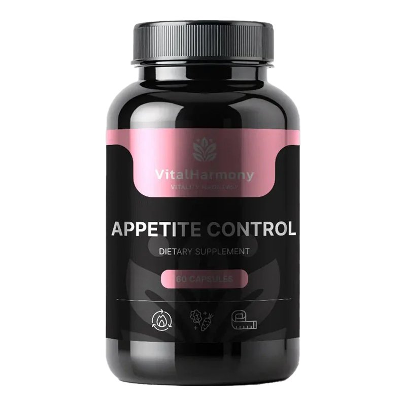 VitalHarmony Appetite Control – maisto papildas apetito kontrolei (60 kapsulių)