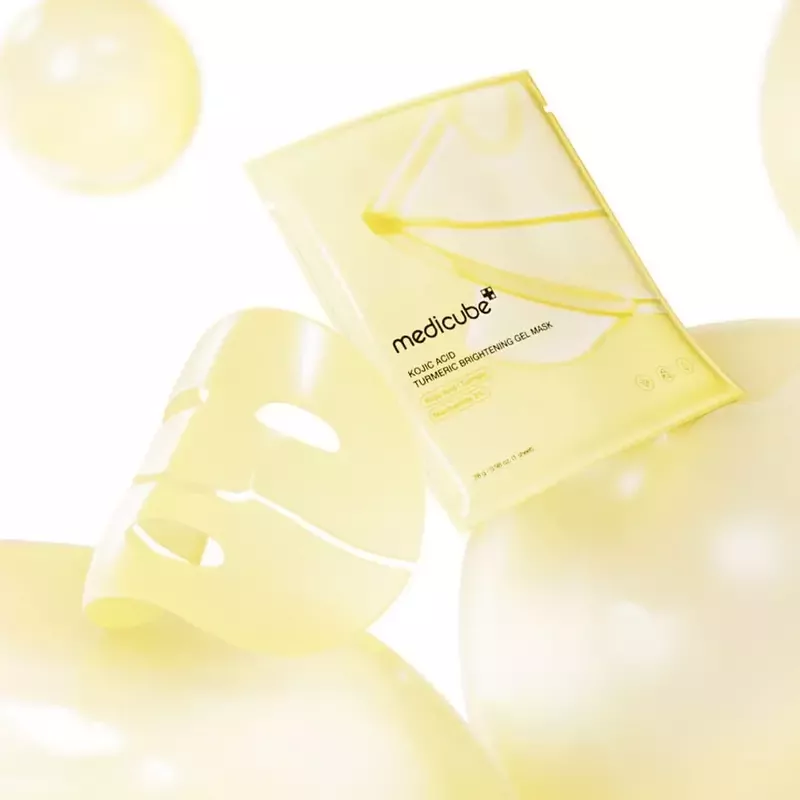 medicube Kojic Acid Turmeric Brightening Gel Mask – šviesinamoji veido kaukė 1