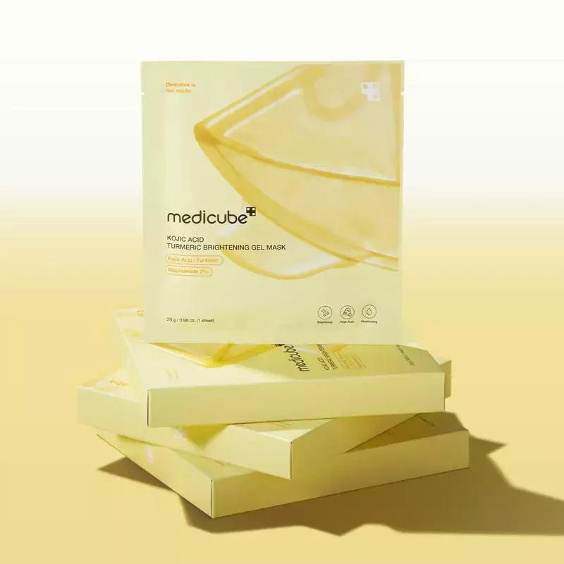 medicube Kojic Acid Turmeric Brightening Gel Mask – šviesinamoji veido kaukė 3