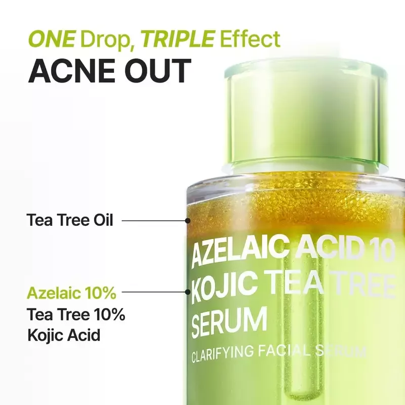 Purito Seoul Azelaic Acid 10 Kojic Tea Tree Serum – veido serumas 2