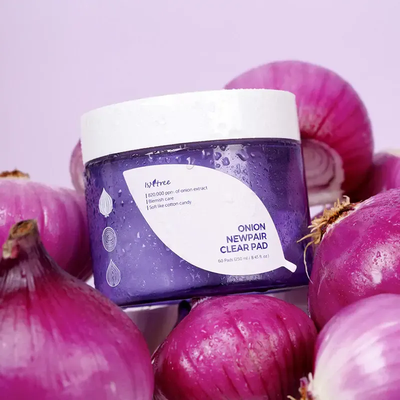 Isntree Onion Newpair Clear Pad – tonizuojantys padeliai 2