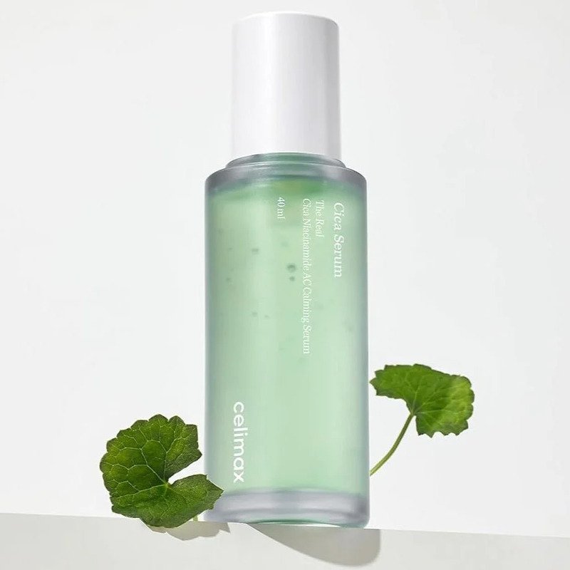 Raminantis veido serumas su niacinamidu Celimax The Real Cica Niacinamide AC Calming Serum 1