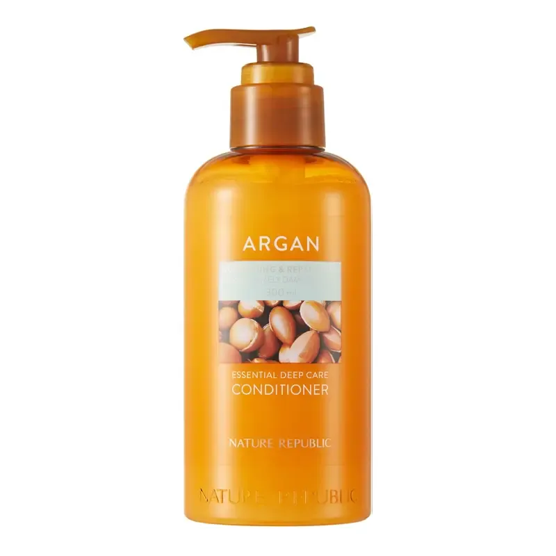Nature Republic Argan Essential Moisture Repairing Conditionier – drėkinamasis kondicionierius su argano aliejumi