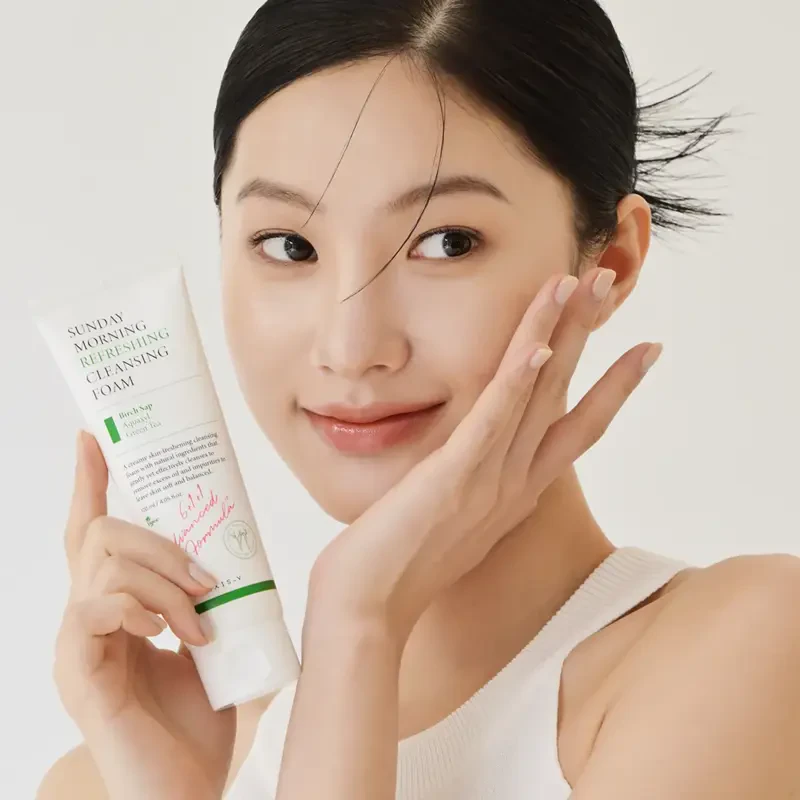 AXIS-Y Sunday Morning Refreshing Cleansing Foam – gaivinantis veido prausiklis 2