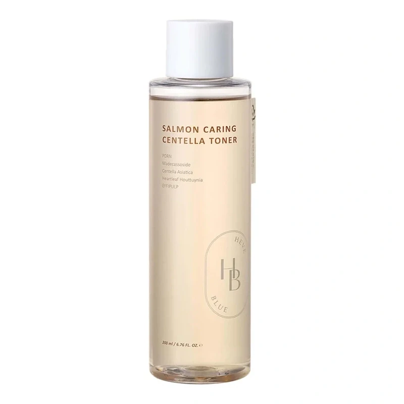 HEVEBLUE Salmon Caring Centella Toner – veido tonikas su PDRN
