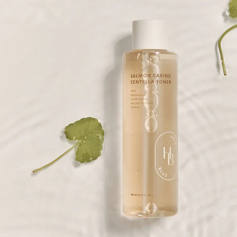 HEVEBLUE Salmon Caring Centella Toner – veido tonikas su PDRN 1