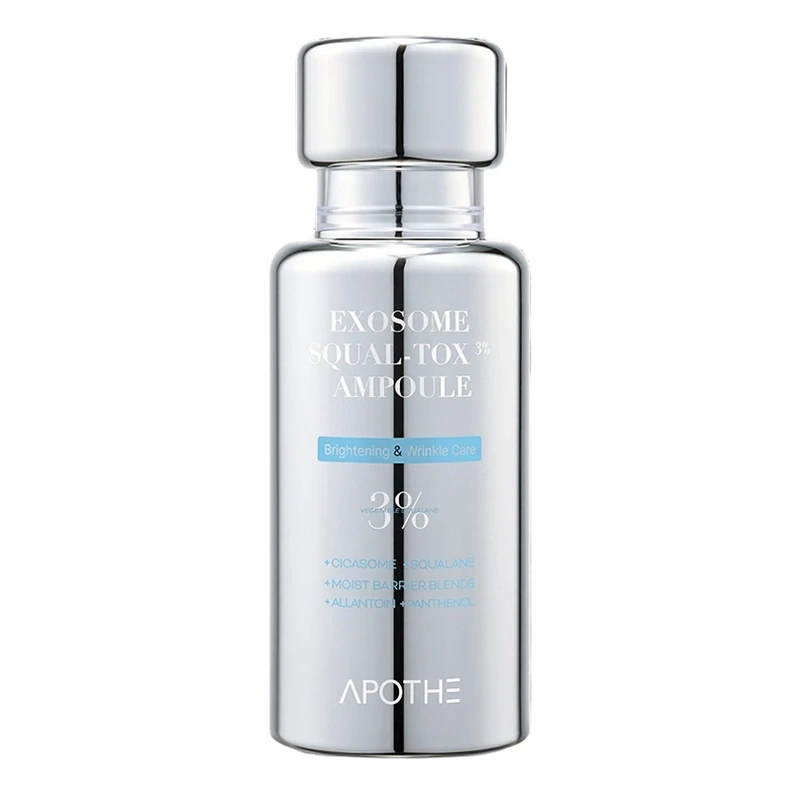 APOTHE Exosome Squal-Tox 3% Ampoule, 30 ml. – intensyviai drėkinanti ampulė su egzosomomis
