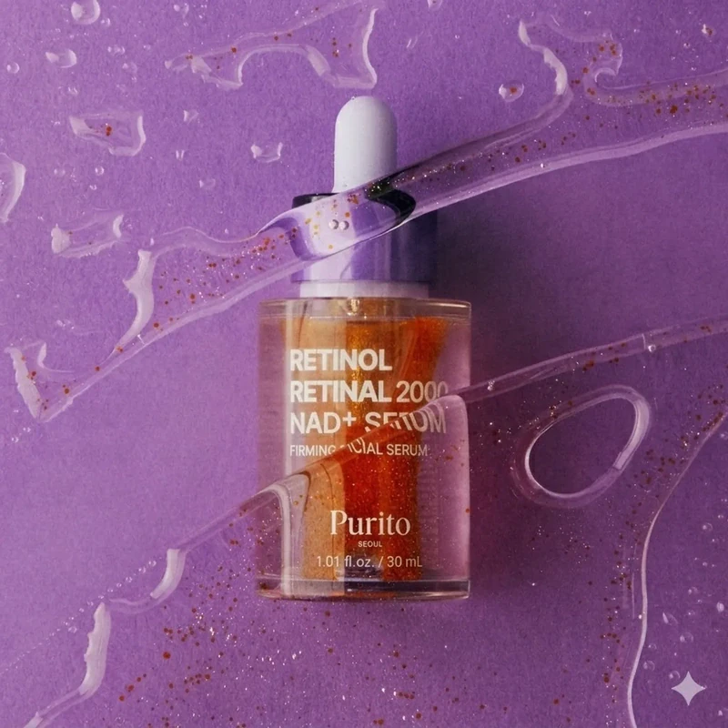 Purito Seoul Retinol Retinal 2000 NAD+ Serum, 30 ml. – veido serumas su NAD ir retinoliu 1
