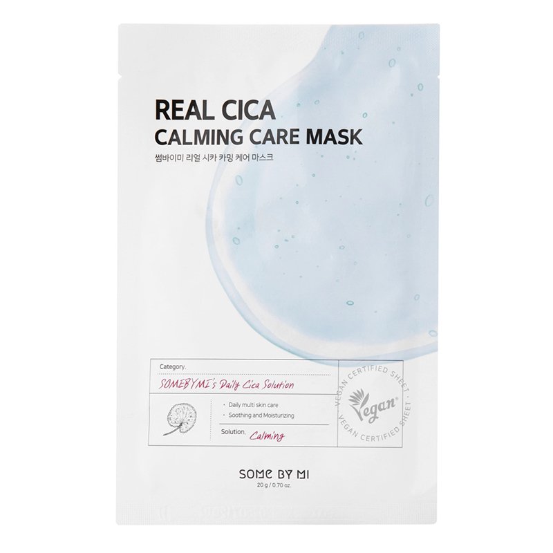 Some By Mi Real Cica Calming Care Mask – raminamoji veido kaukė