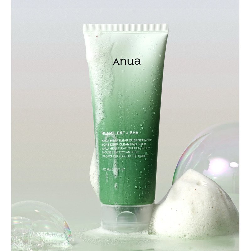 Anua Heartleaf Quercetinol Pore Deep Cleansing Foam – valomosios veido putos 2 Anua Heartleaf Quercetinol Pore Deep Cleansing Foam – valomosios veido putos 2
