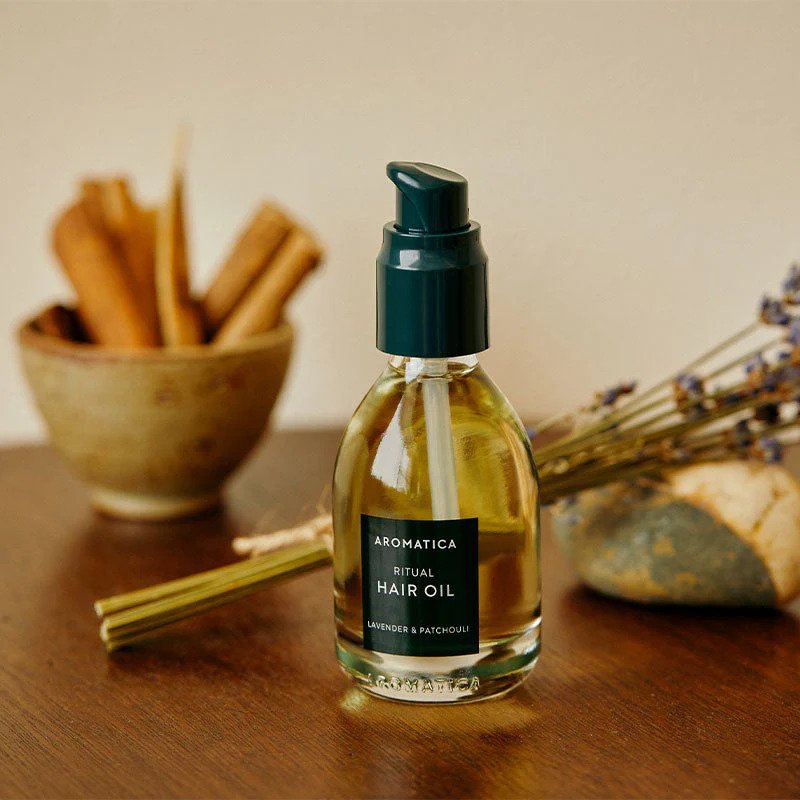 Aromatica Ritual Hair Oil Lavender & Patchouli – plaukų aliejus