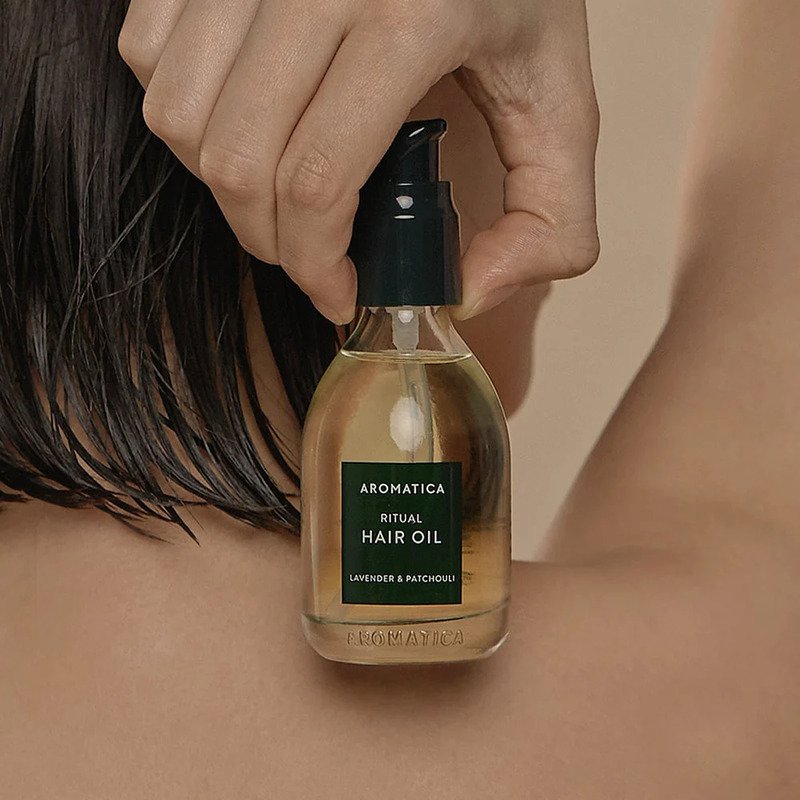 Aromatica Ritual Hair Oil Lavender & Patchouli – plaukų aliejus