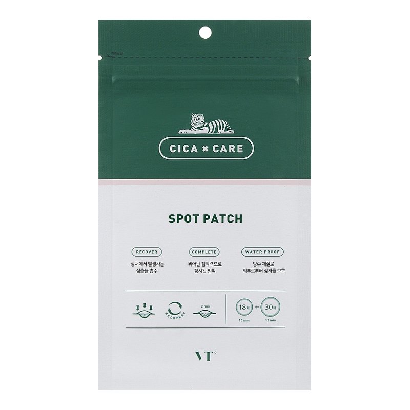 VT Cosmetics CICA Spot Patch – spuogų pleistrai su CICA