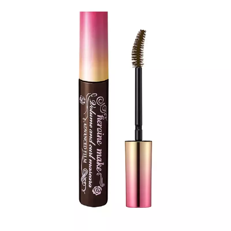 Isehan Kiss Me Heroine Make Long & Curl Mascara Advanced Film Brown - blakstienų tušas 1
