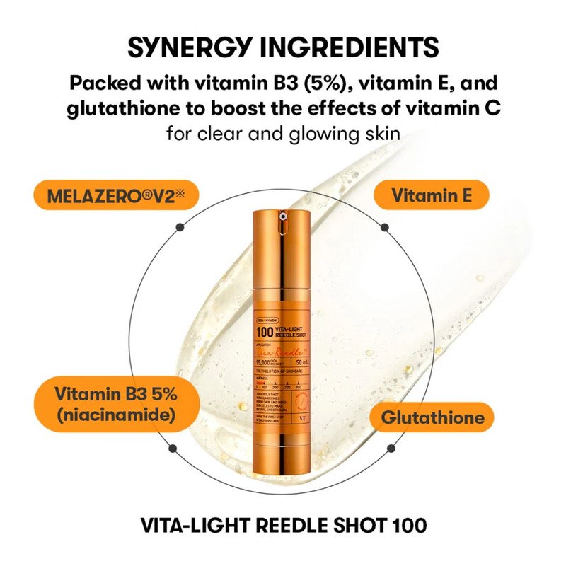 VT Cosmetics Vita Light Reedle Shot 100 – šviesinamasis serumas 2