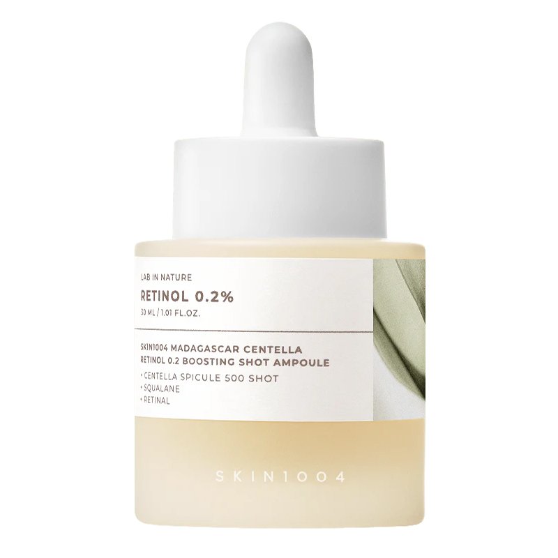 SKIN1004 Madagascar Centella Retinol 0.2 Boosting Shot Ampoule – ampulė su retinoliu
