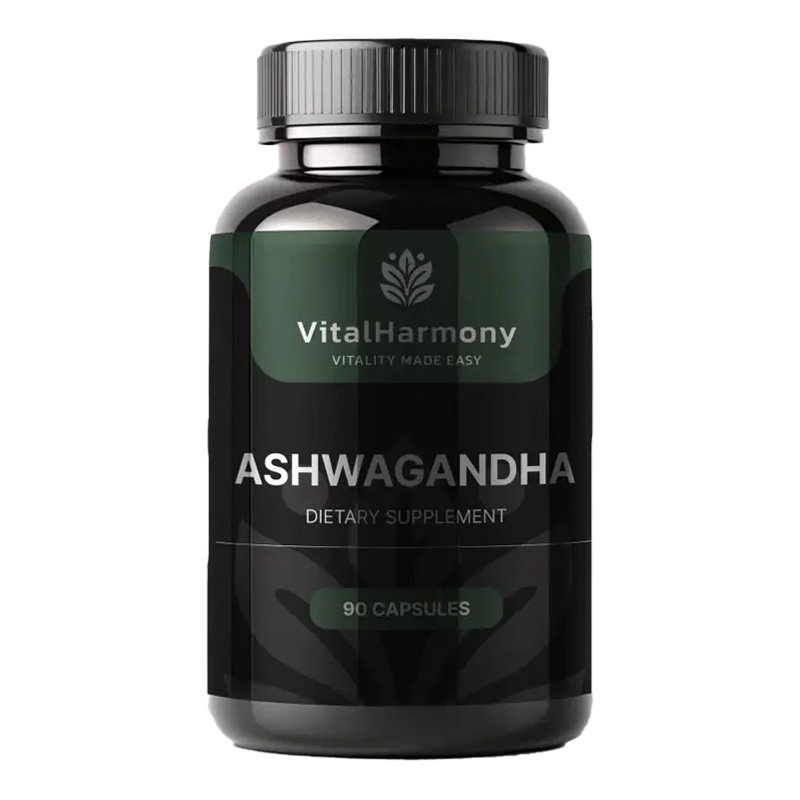 VitalHarmony Ashwagandha – Ashwagandha kapsulės (90 kapsulių)