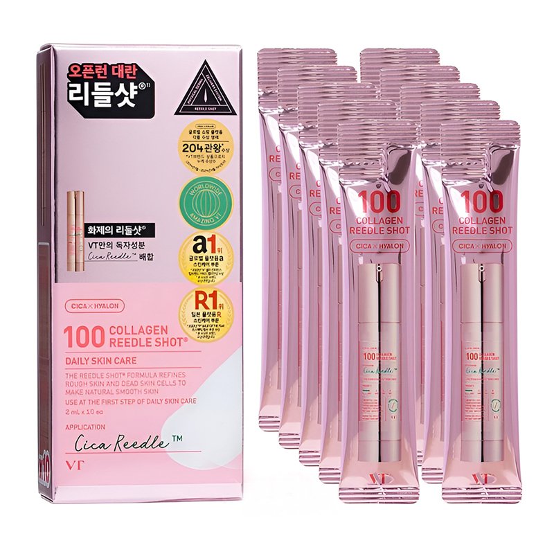 VT Cosmetics Collagen Reedle Shot 100 – serumas su kolagenu, 2 ml.*10 vnt.