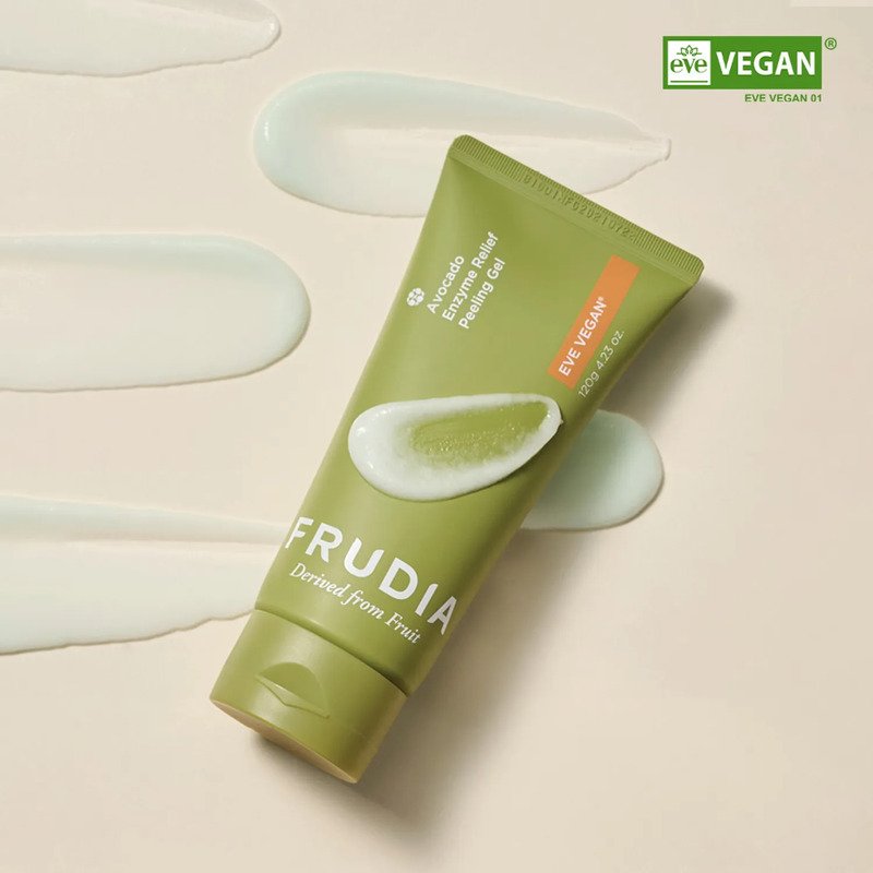 Frudia Avocado Enzyme Relief Peeling Gel – gelinis veido šveitiklis su avokadų ekstraktu 1