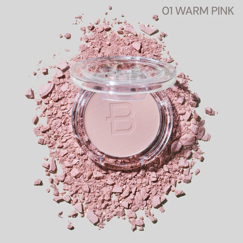 BOM Flex Powder Blush 01 Warm Pink – skaistalai 1