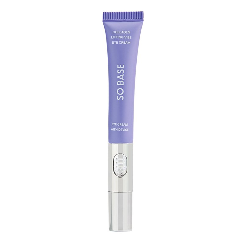 SO BASE Collagen Lifting Eye Vibe Cream – paakių kremas su vibruojančiu aplikatoriumi