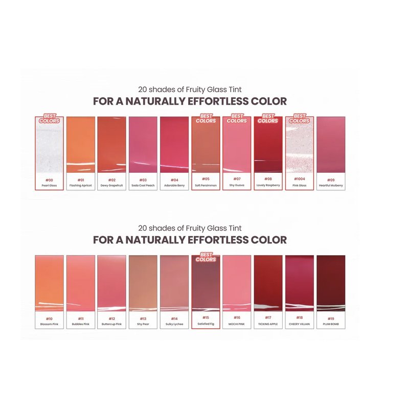 colorgram Fruity Glass Tint 1004 Pink Gloss – lūpų dažai 1