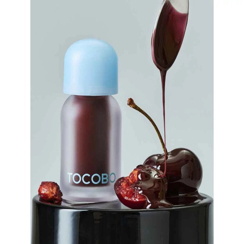 TOCOBO Juicy Berry Plumping Lip Oil 03 Black Cherry – lūpų aliejus 2